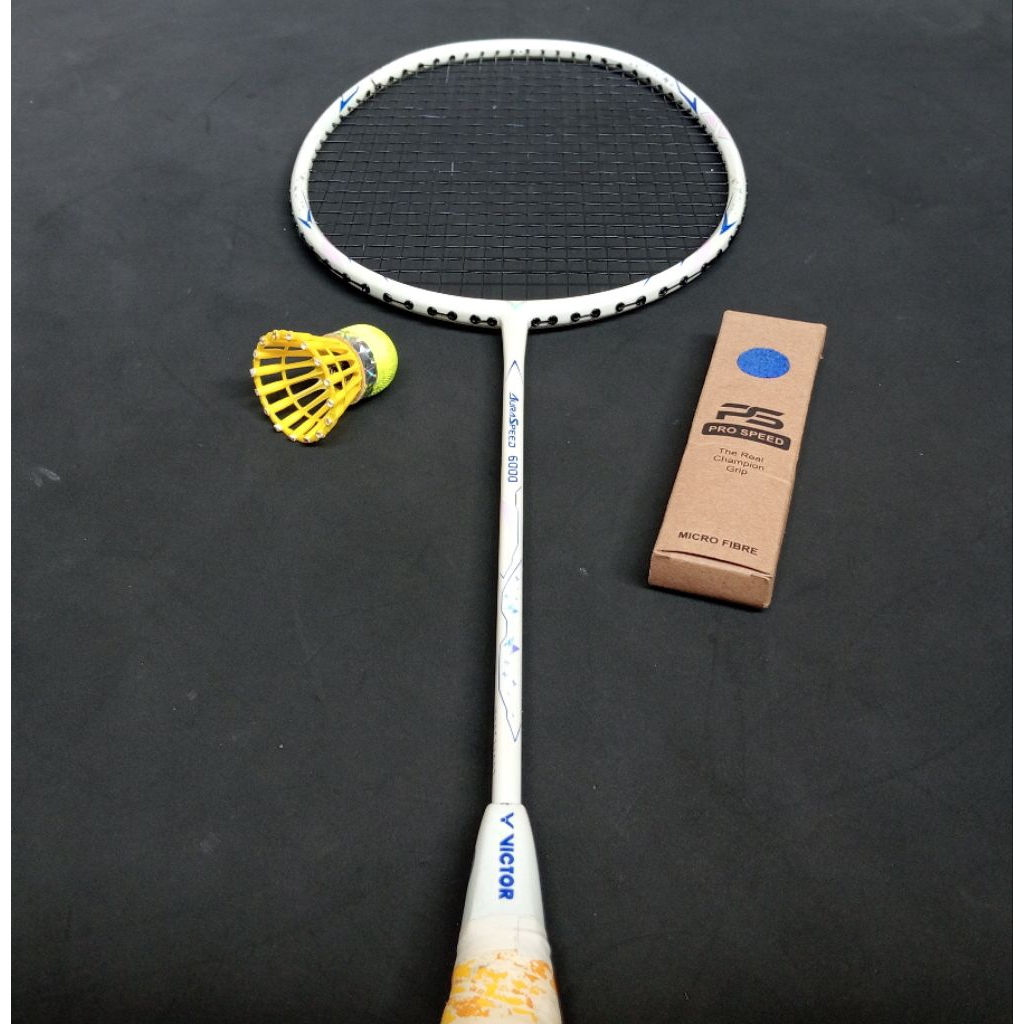 Raket badminton bekas second original victor auraspeed 6000