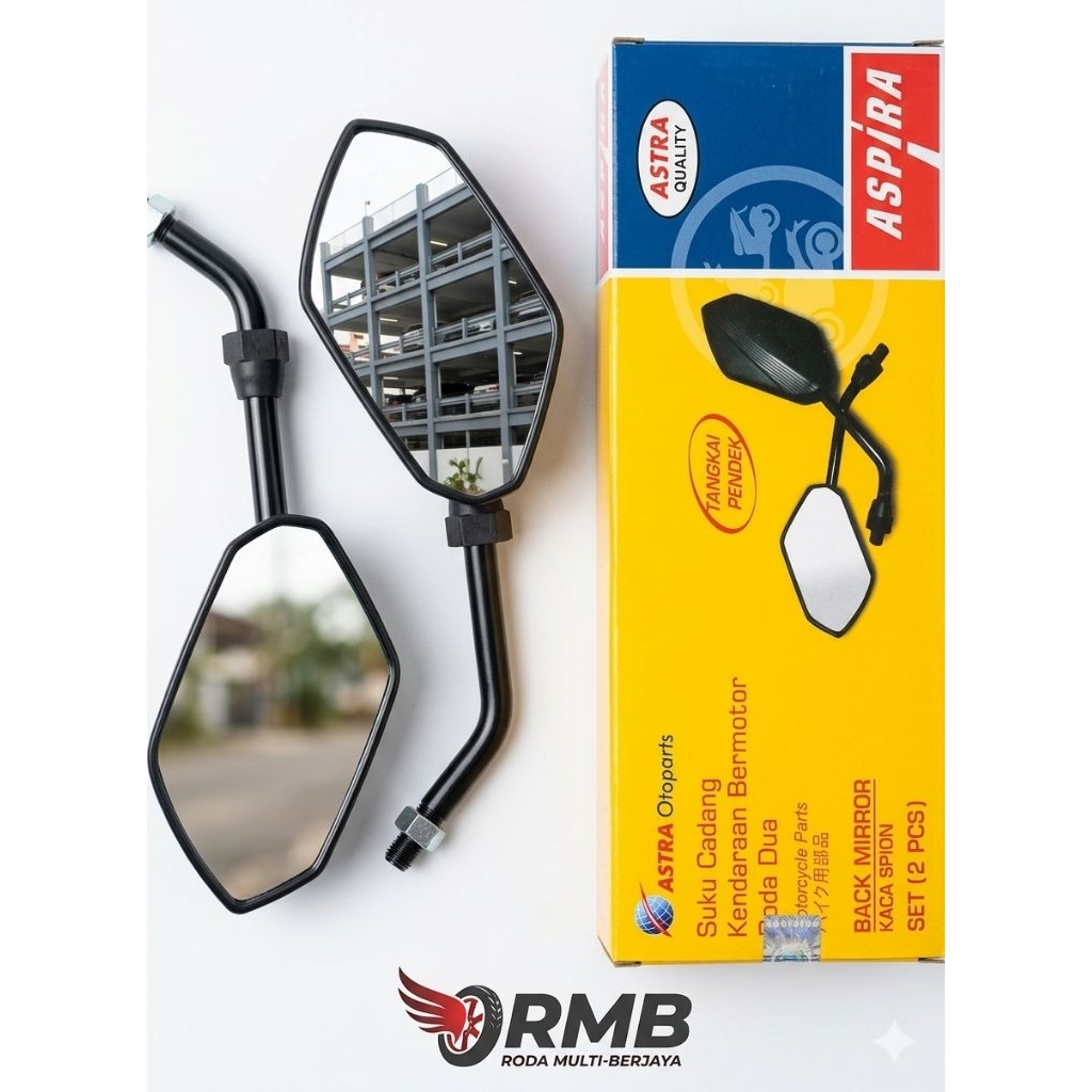 KACA SPION KECIL vario techno supra x 125 new TIGER BLADE FIT NEW BEAT OLL HONDA ASPIRA ORIGINAL