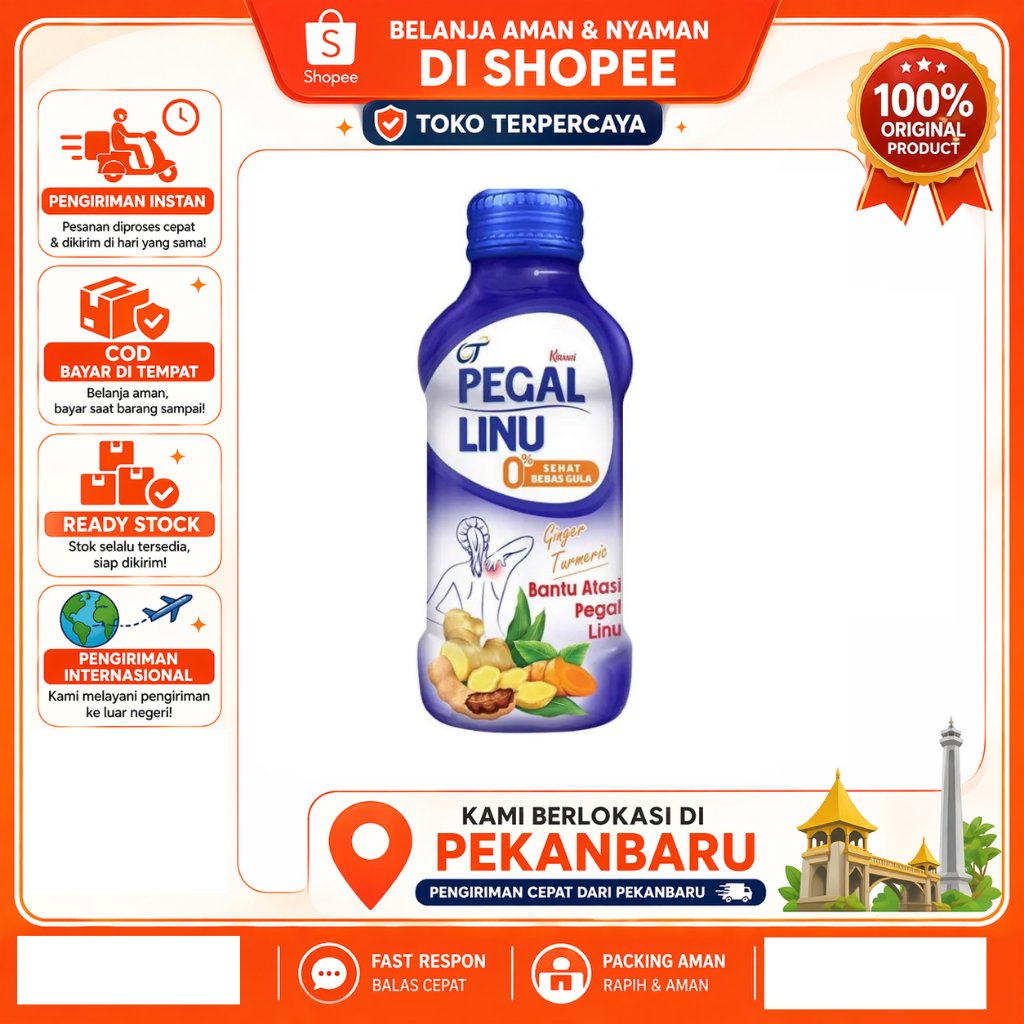 [SDW] pekanbaru/150ml Kiranti Pegal Linu Kemasan Botol Minuman Tradisional