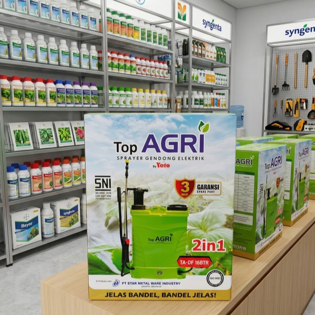 Top Agri sprayer 2 in 1 manual dan elektrik original YOTO