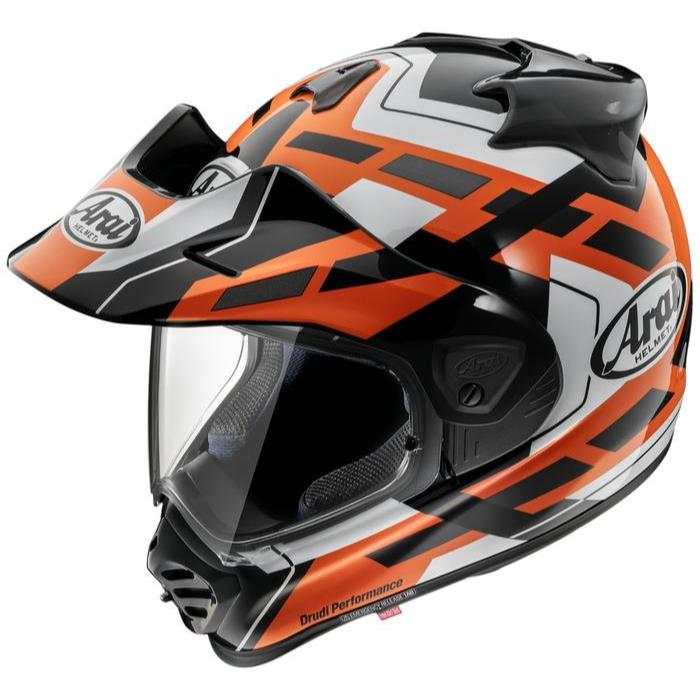 HELM ARAI TOUR CROSS MATCH ORANGE HELM FULL FACE ADVENTURE ORIGINAL ARAI TOUR-CROSS