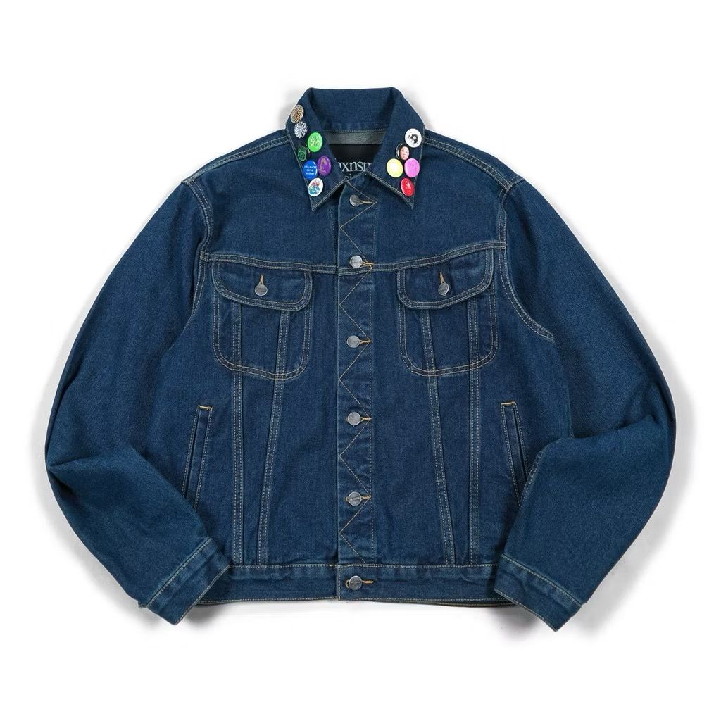 Denim Jacket Marriza Pin Indigo Thanksinsomnia
