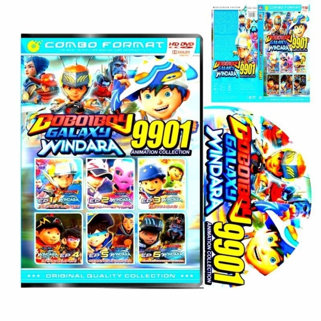 KASET DVD FILMM ANAK ANAK KARTUNN BOBOIBOY GALAXY WINDARA