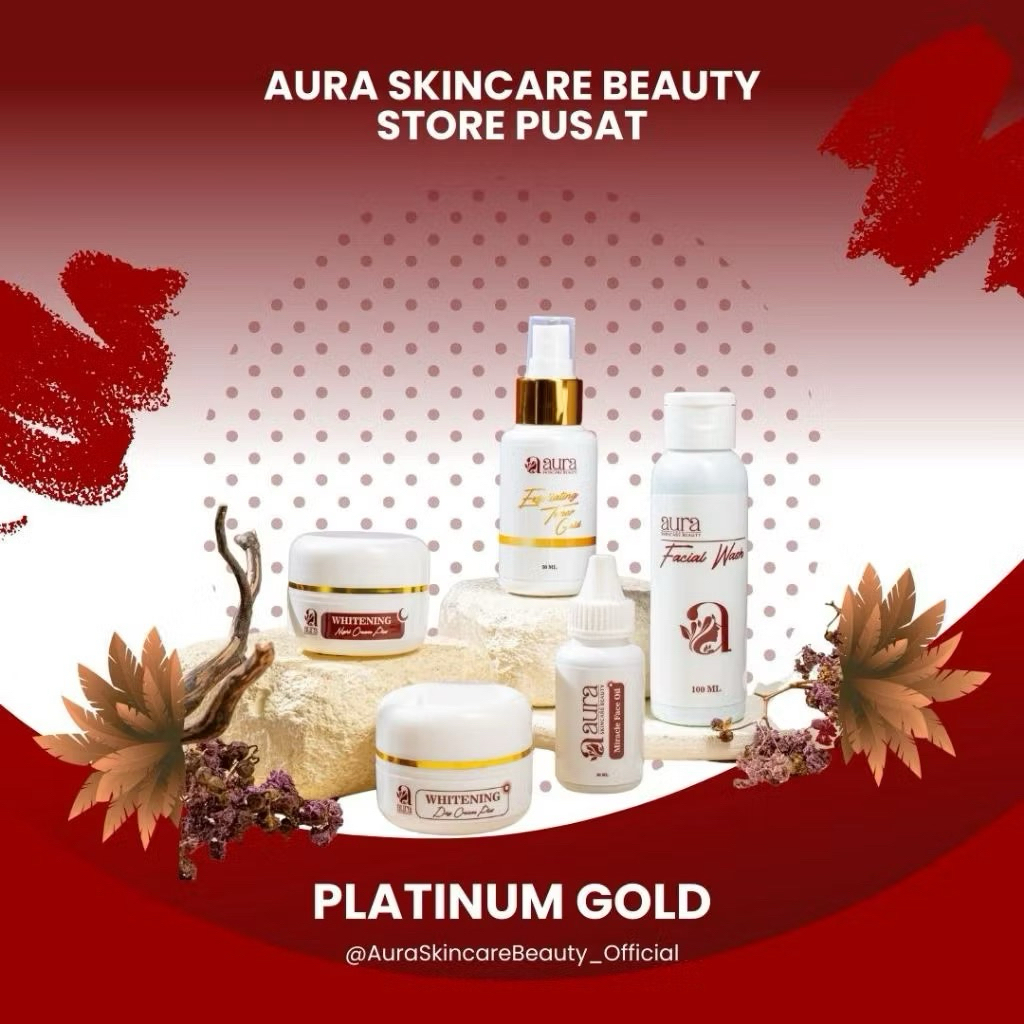 PAKET PLATINUM AURA SKINCARE / PLATINUM SUPER/PLATINUM SILVER/PLATINUM GOLD