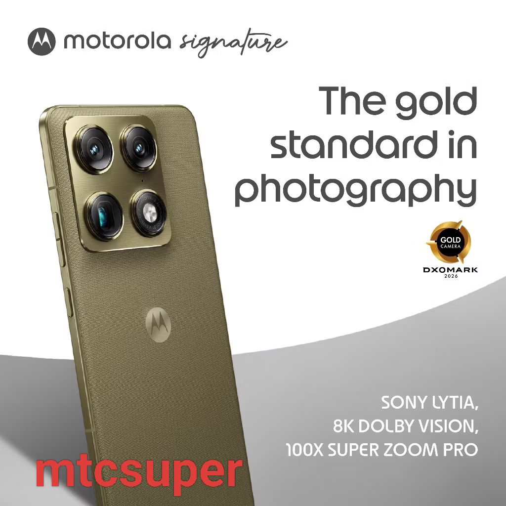 MOTO SIGNATURE 12 256 pSnapdragon Gen5 Sound by BOSE GARANSI RESMI