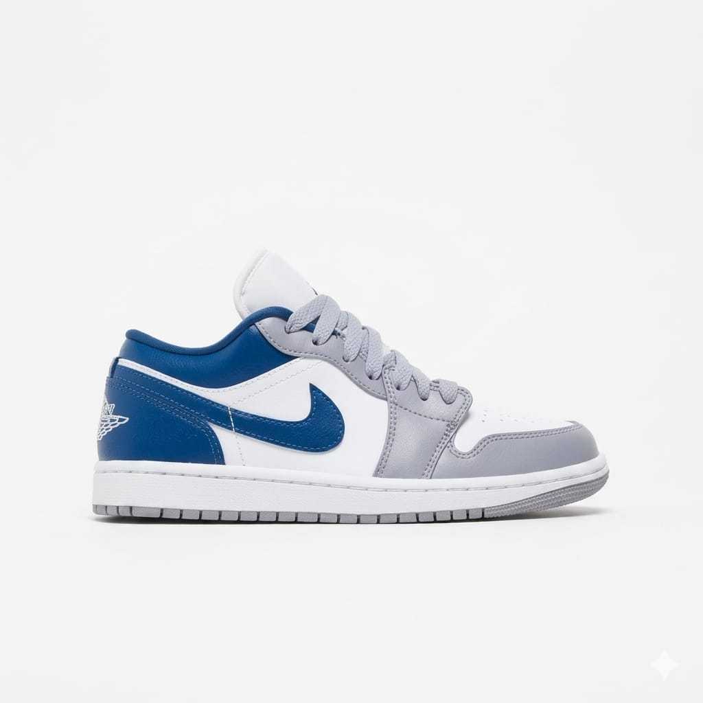 Air Jordan Retro 1 Low Stealth French Blue