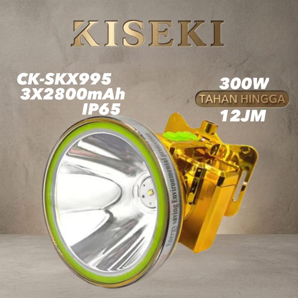 Kiseki Senter Kepala CK-N393S/CK-SKX995/CK-SKX999 Senter kepala cahaya putih waterproof