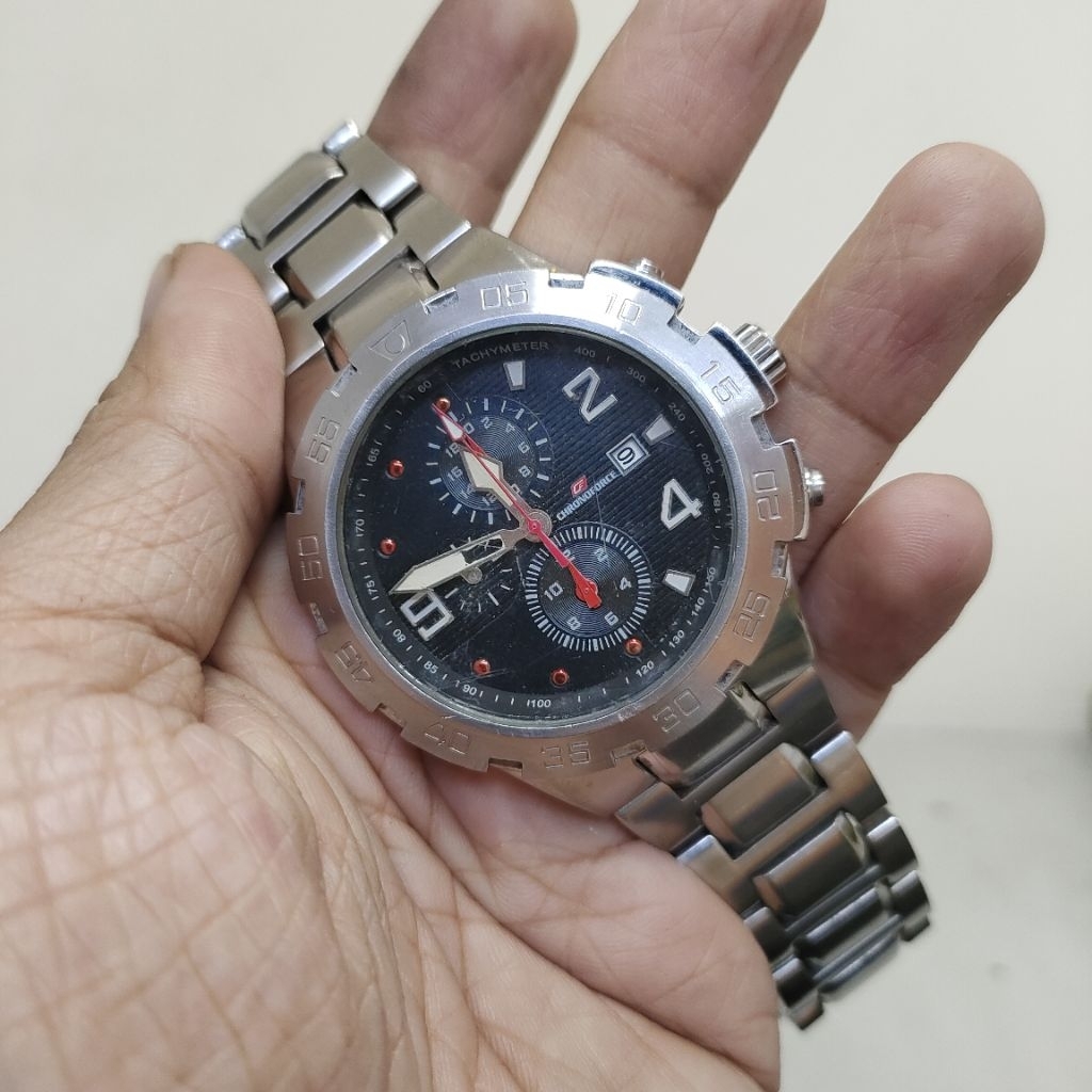 Chronoforce second Cowo silver