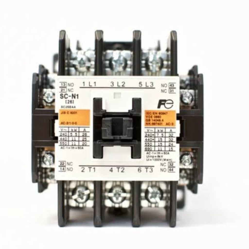 MAGNETIC CONTACTOR SC-N1 2NO 2NC FUJI ELECTRIC