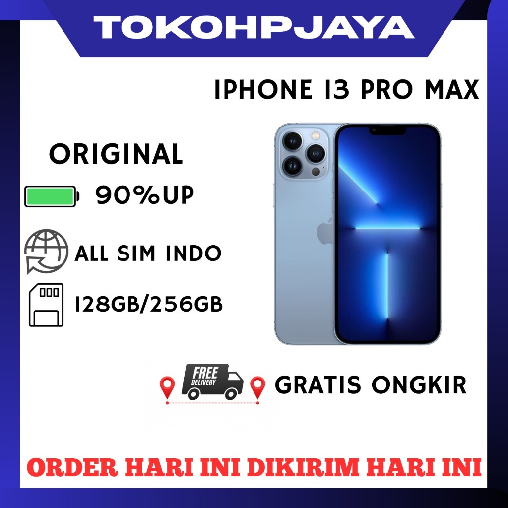 IPHONE 13 PRO/13 PRO MAX Second BEKAS ORIGINAL LIKE NEW BERGARANSI