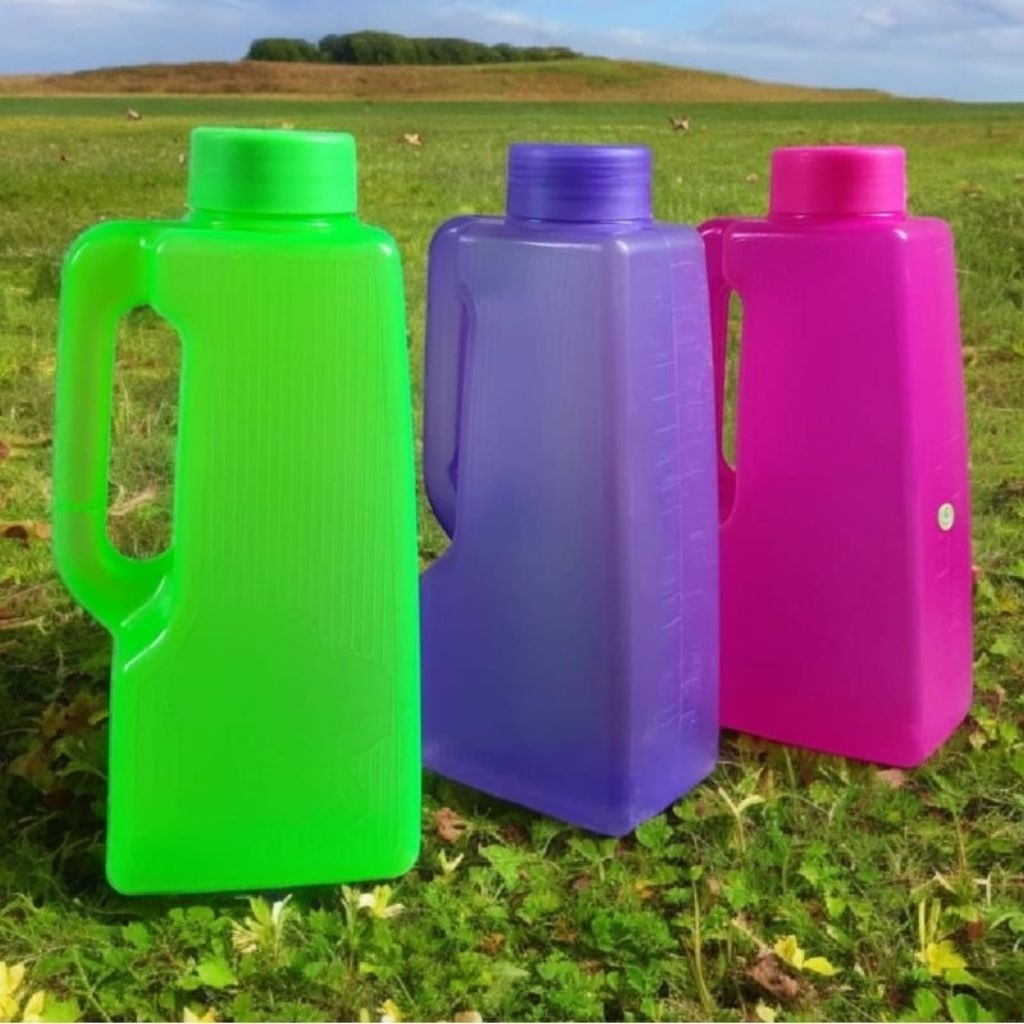 [GK]Botol air SR cimiko 2ltr/Botol air ramping 2ltr tebal/Botol air minum plastik anti tumpah/Botol 