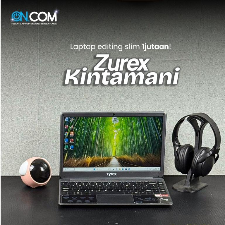 Zyrex Kintamani/AMD A9-9400/RAM 4 GB/SSD 128 GB/Garansi Toko 1 Bulan
