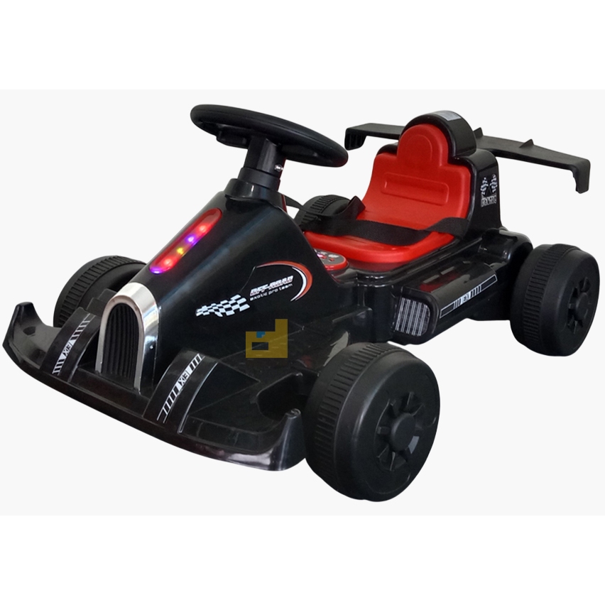 mobil aki mini gokart emb-3312, hitam