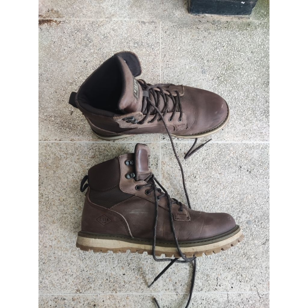 Sepatu Eiger Elgon Second Original warna Brown