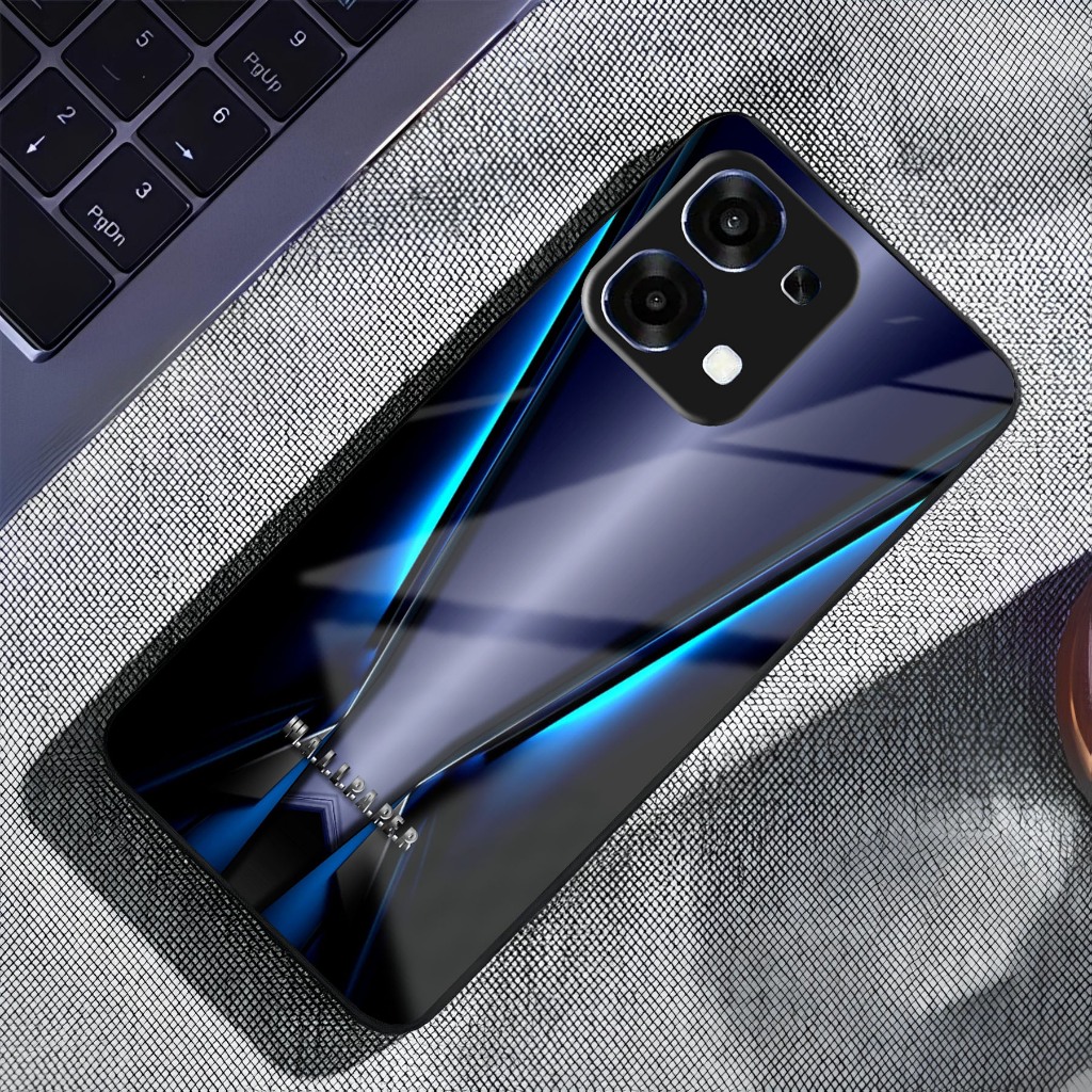 CL Softcase Glass For Oppo A6 Pro - Case Glass Oppo A6 Pro - Casing Kaca A6 Pro Terbaru - Casing Mur