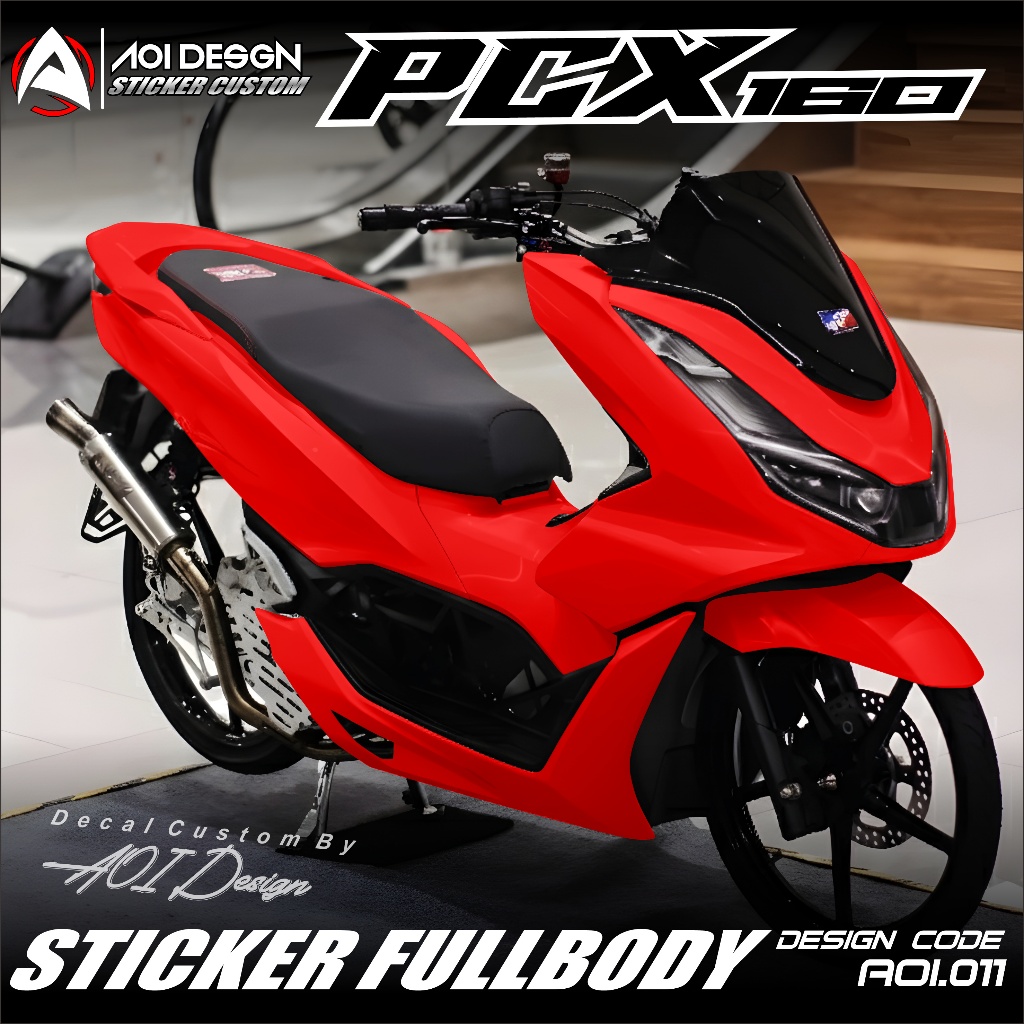 COD Sticker Decal Pcx 160 Full Body Honda Pcx Cbs 160 Abs Tahun 2021 2022 2023 2024