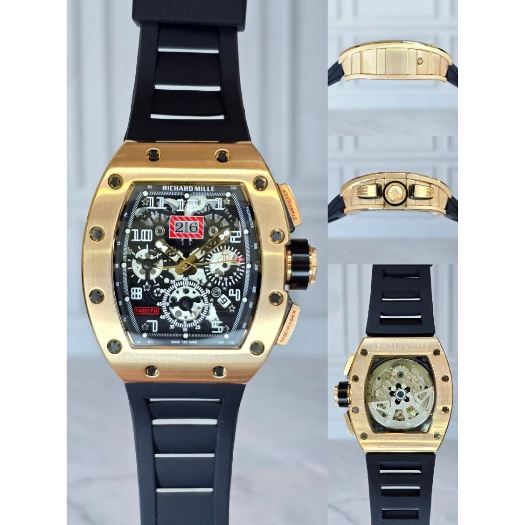 RM Automatic 42MM Travis 11-01 Rubber Stainless Japan