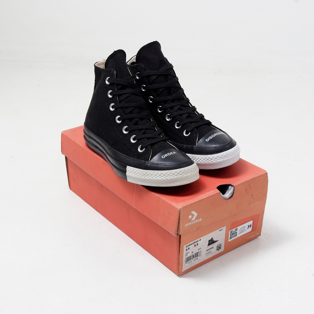 (FTBX) Sepatu Sneakers Converse X Undercover Chuck 70 Hi Black