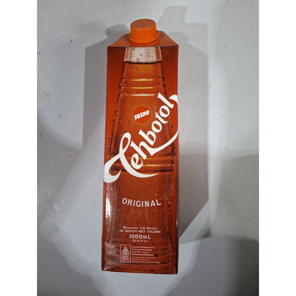 Teh Botol Sosro 1 LITER / Teh Kemasan Kotak 1000ml