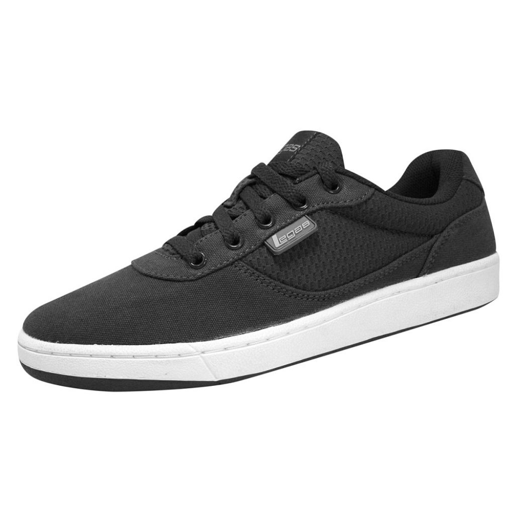 Sepatu League Legas Magnus LA M Hitam Sneakers Pria Wanita Lifestyle Original