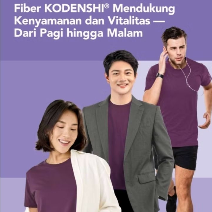 Aulora Top Basic Ungu New Kaos Kesehatan