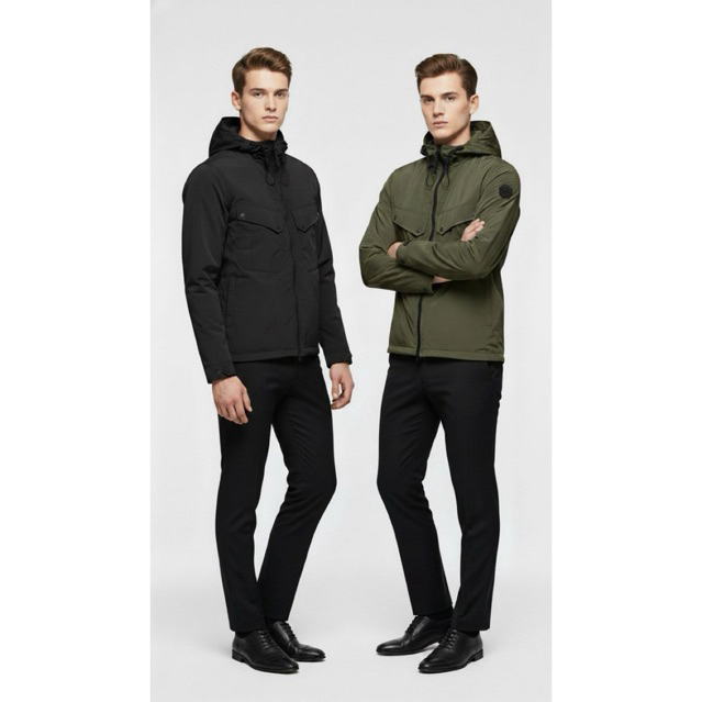 Quattordici Jacket Gorpcore 26 Olive green and Black