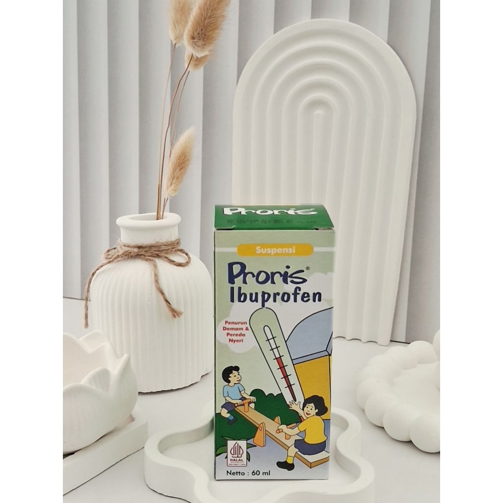 PRORIS IBUPROFEN SUSPENSI 60ML - PENURUN DEMAM ANAK HALAL