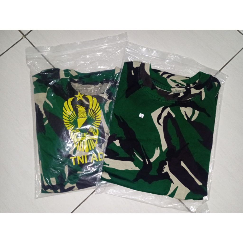 kaos loreng pdl TNI AD jatah 2025