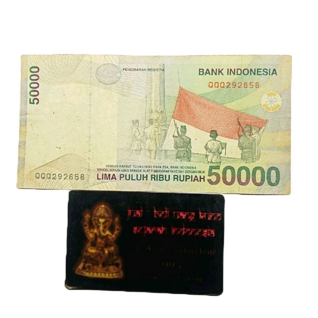 UANG 50 000 rupiah 1999 SOLID PREFIK QQQ