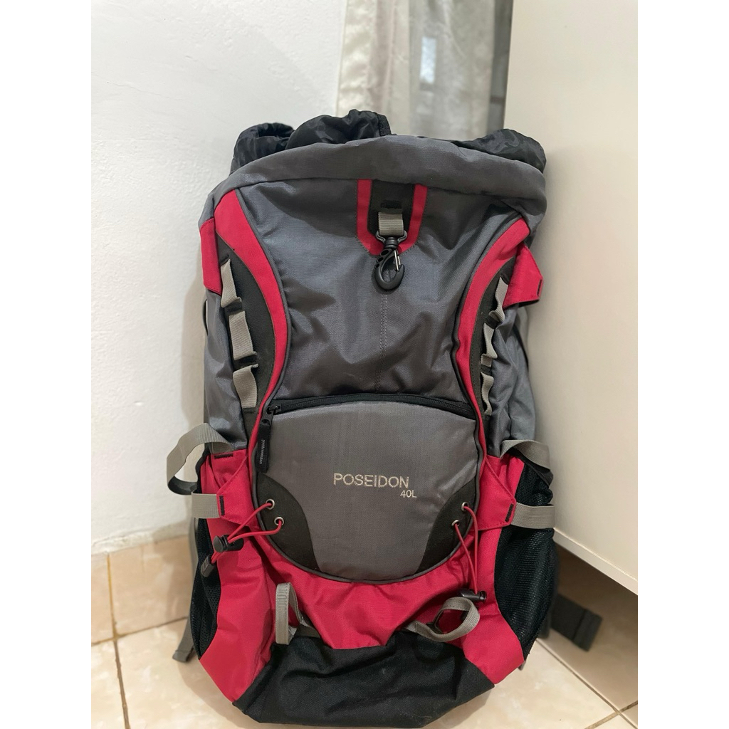 (PRELOVED) TAS KARRIER COZMEED POSEIDON 40L ABU MERAH