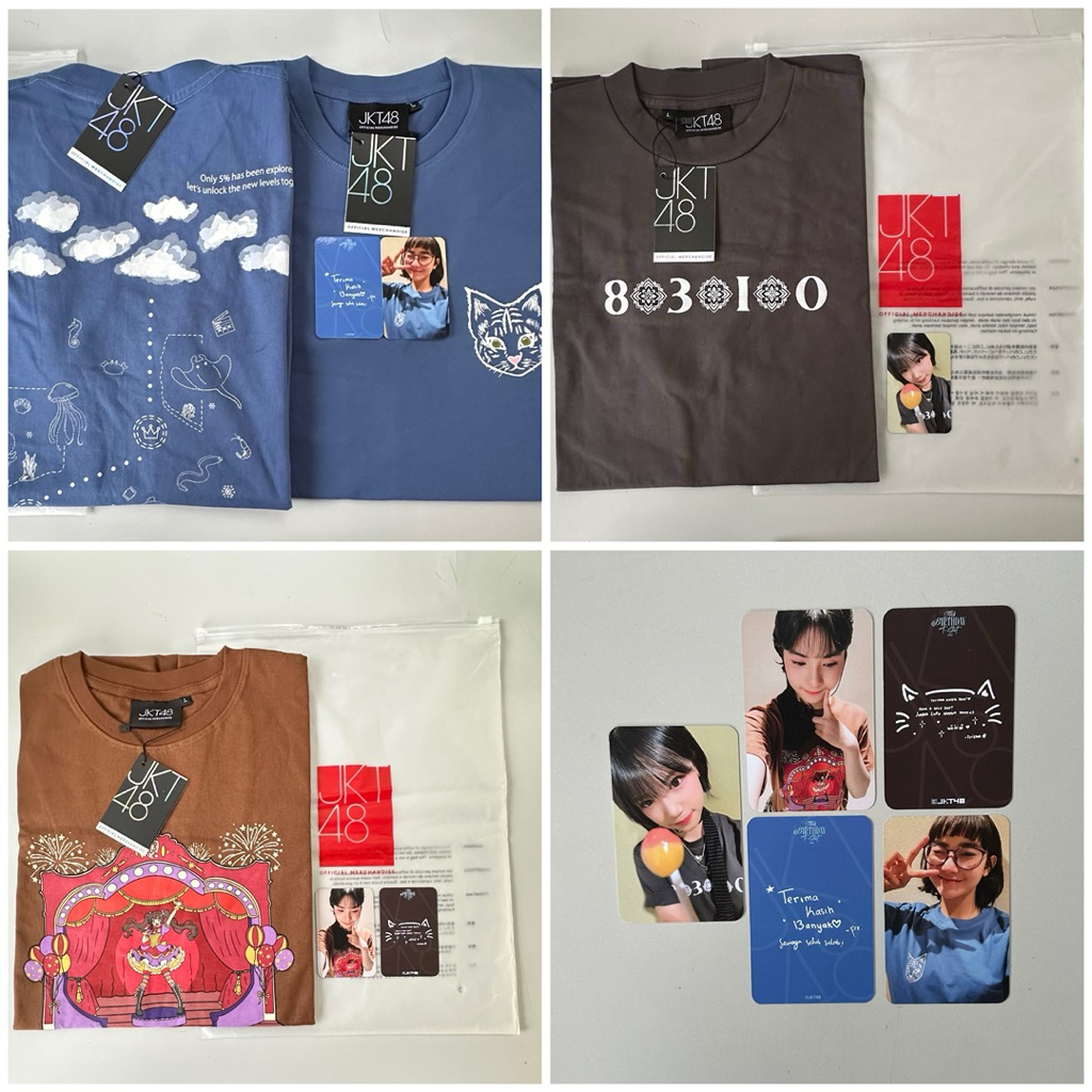 BDTS official birthday T-shirt JKT48 Freya , Trisha , Kimmy original