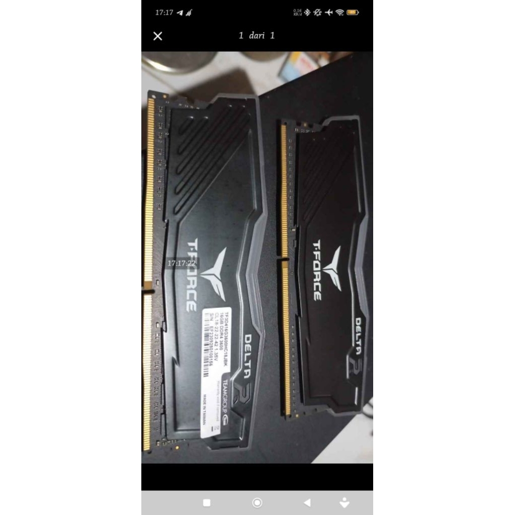 T-Force Delta Teamgrup 32GB DDR4