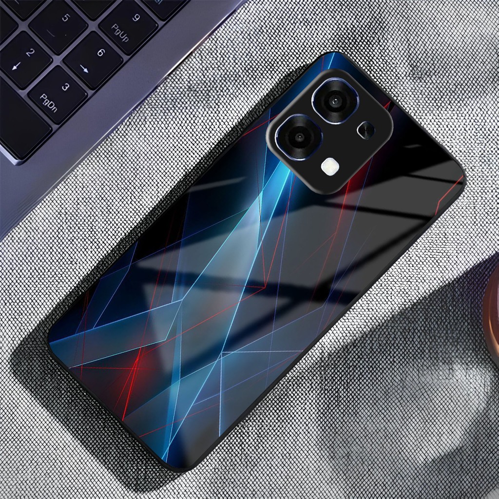 CL Softcase Glass For Oppo A6 Pro - Case Glass Oppo A6 Pro - Casing Kaca A6 Pro Terbaru - Casing Mur