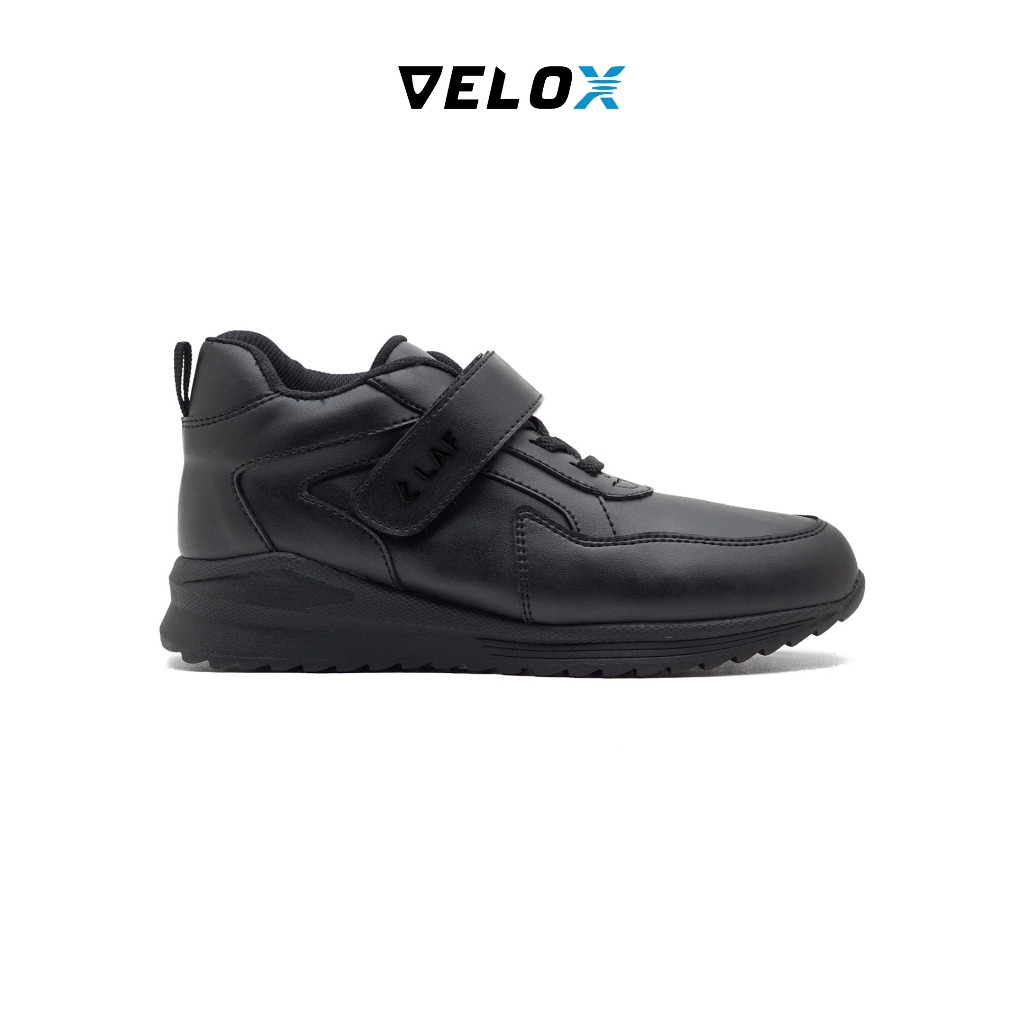 VELOX - Sepatu Sekolah Anak Laki laki Perempuan Unisex Sneakers Casual Daily Fashion Hitam - Wynn
