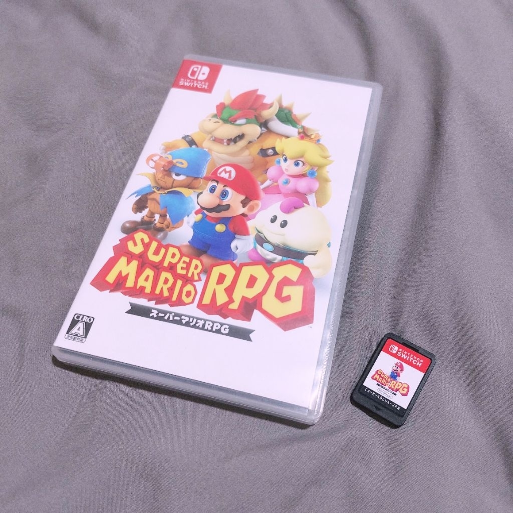 Mario rpg nintendo switch game card cartridge kaset switch 1 switch 2 preloved used second hand beka
