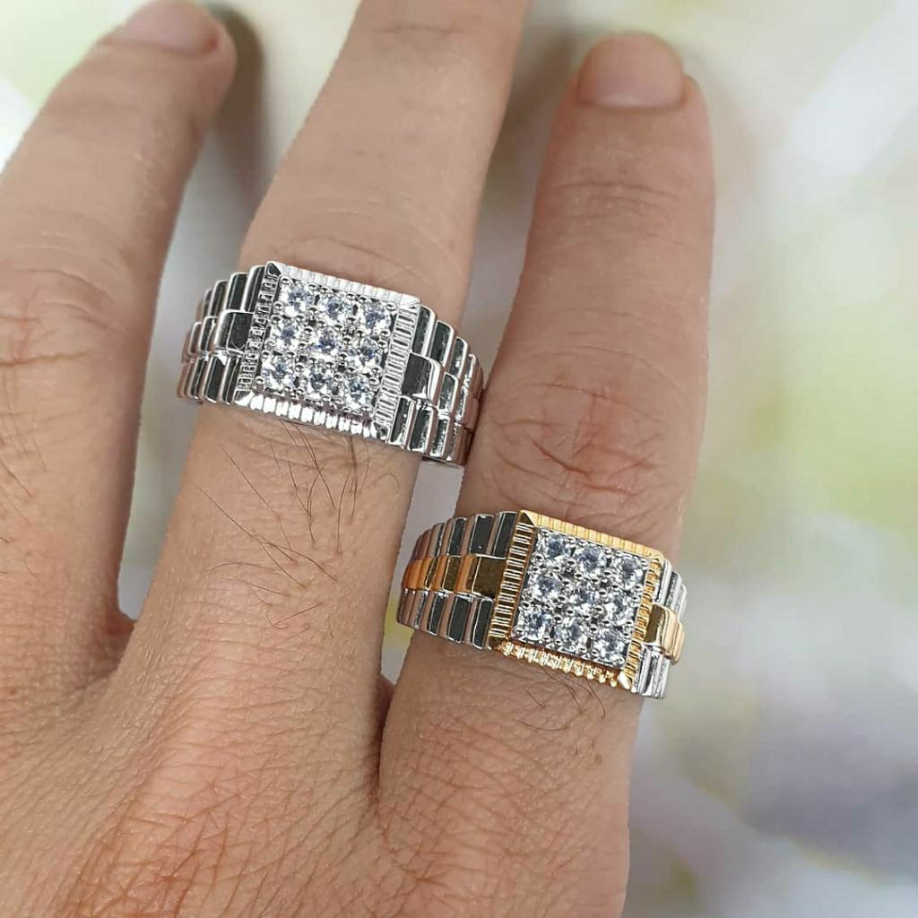 Cincin Rolex Pria Cincin Berlian Swarovski Pria Cincin Perak Silver Pria Cincin Emas Pria