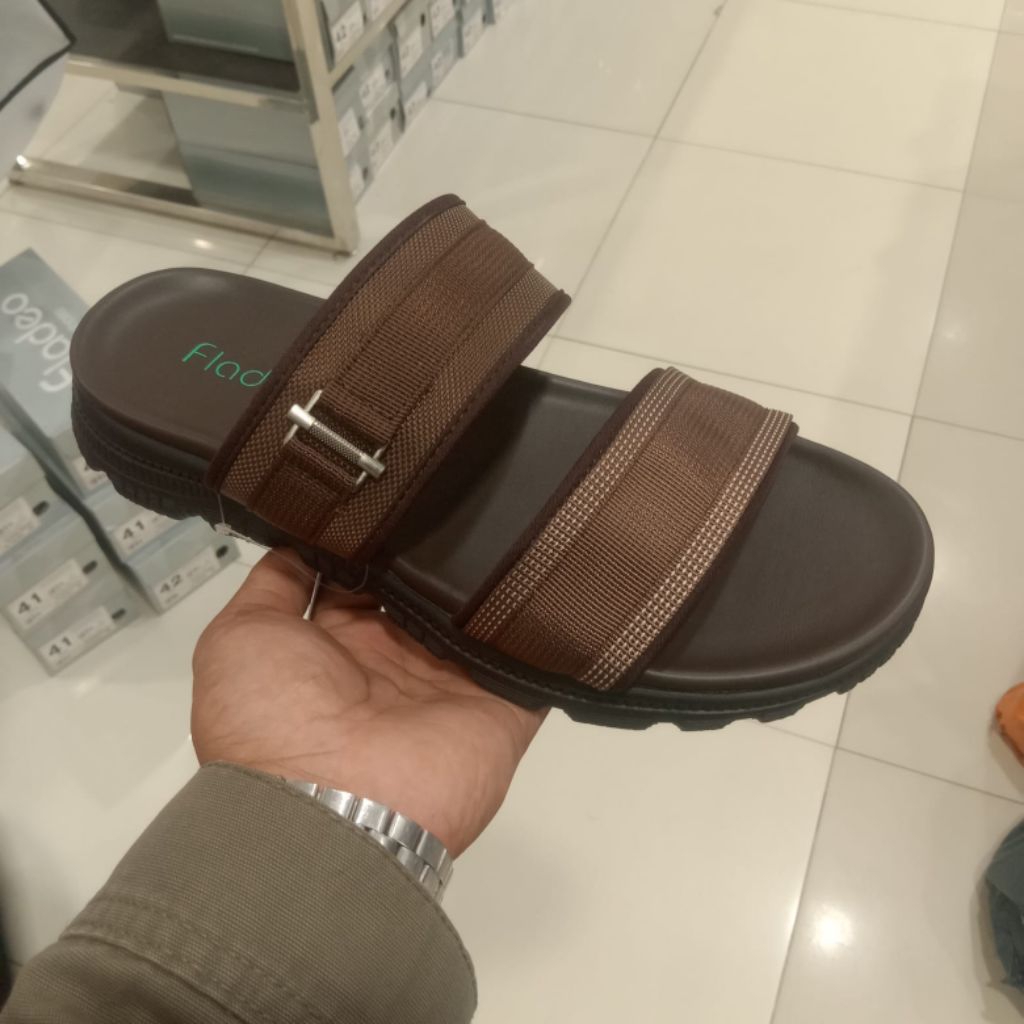 FLADEO SANDAL SLIP ON TALI DUA PRIA ORIGINAL