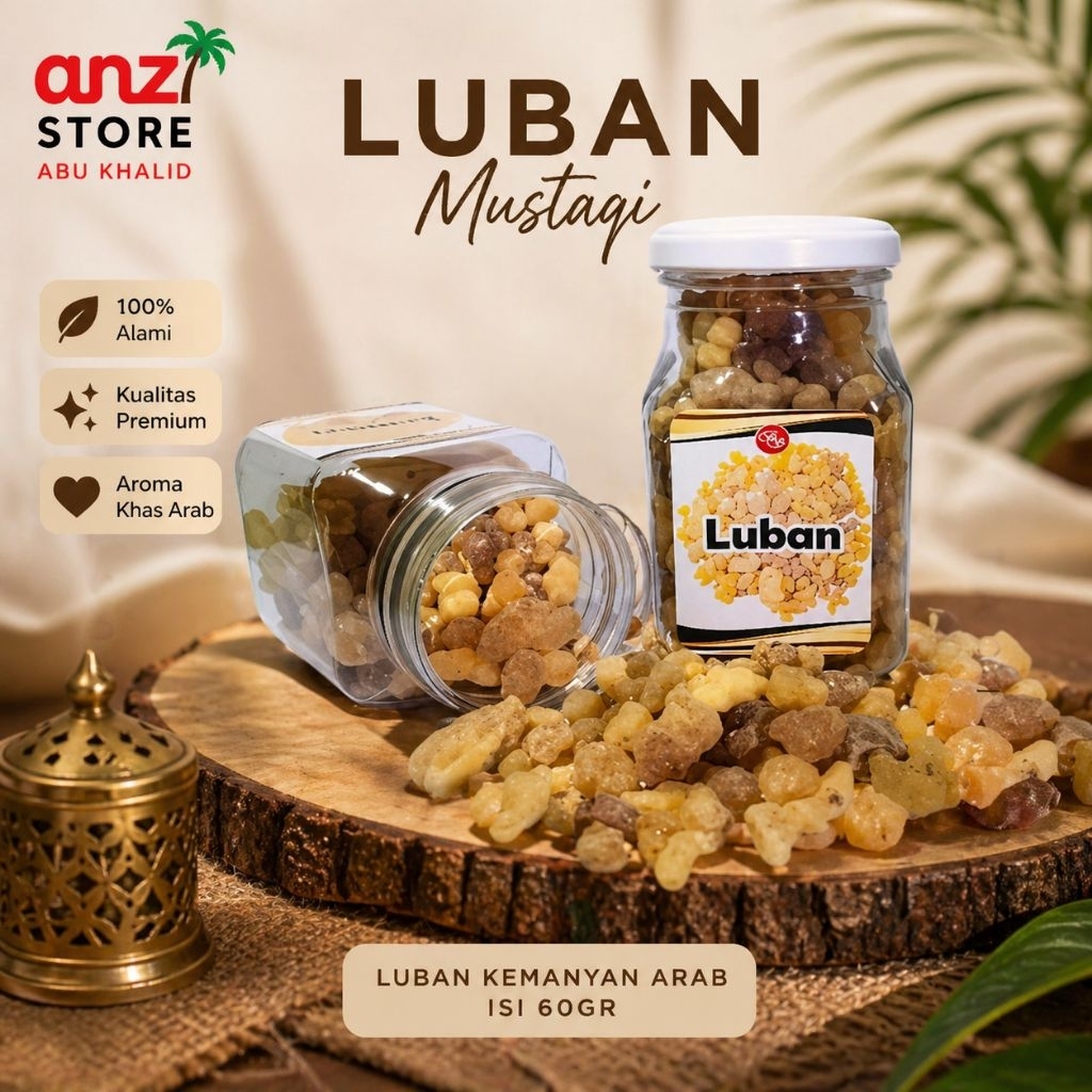 Mustaqi Luban Dakar Bukhur Dupa Kemenyan Arab