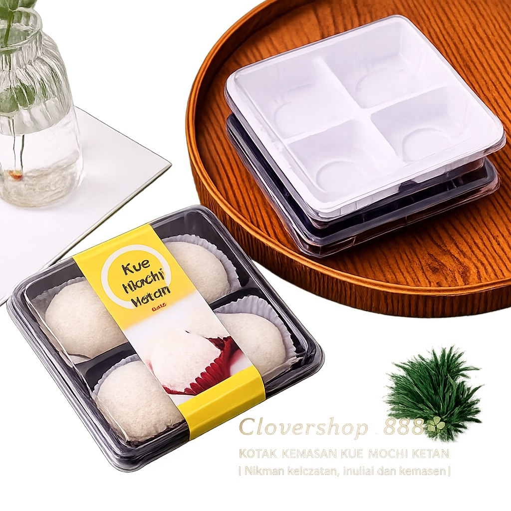 10pcs Tray Mika 4Sekat / Mika Pudding Mini / Mika Cookies / Mika Roti