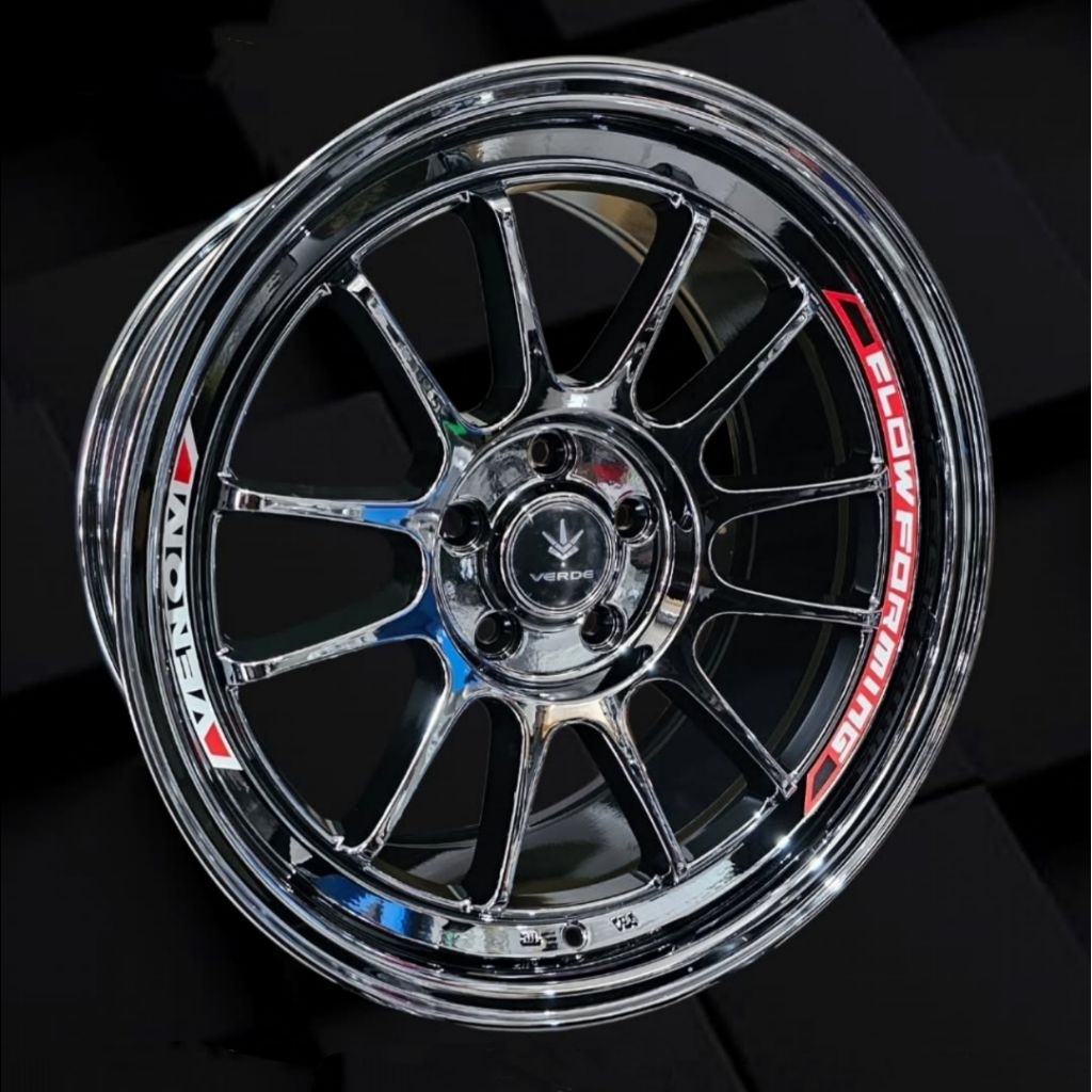 velg VENOM 5 VERDE r18 lebar 9 pcd 5x114,3 et 20 velg mobil ring 18 pnp mobil r18 reborn venturer ze