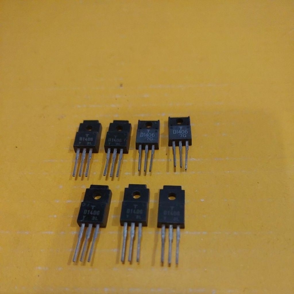 D 1406 TRANSISTOR NPN ASLI ORI