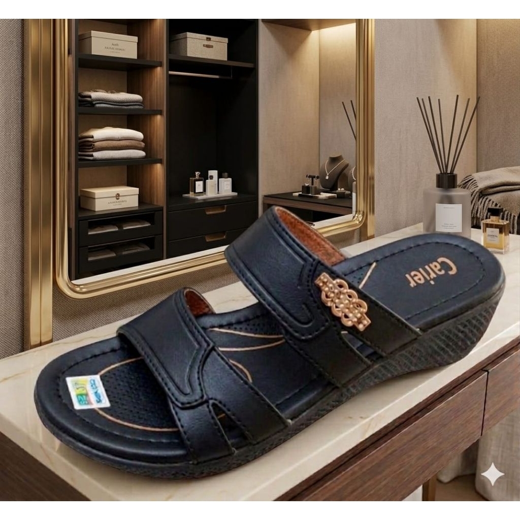 sandal karet selop sandal wanita distro kekinian sandal karet selop