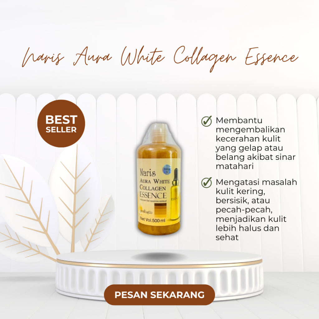 NARIS AURA WHITE COLLAGEN ESSENCE ORIGINAL THAILAND
