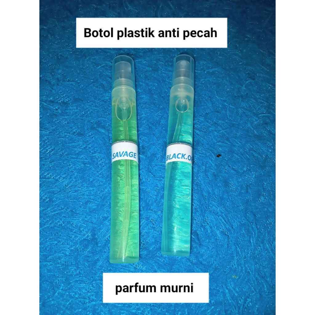 parfum murni botol plastik spray 5ml anti pecah