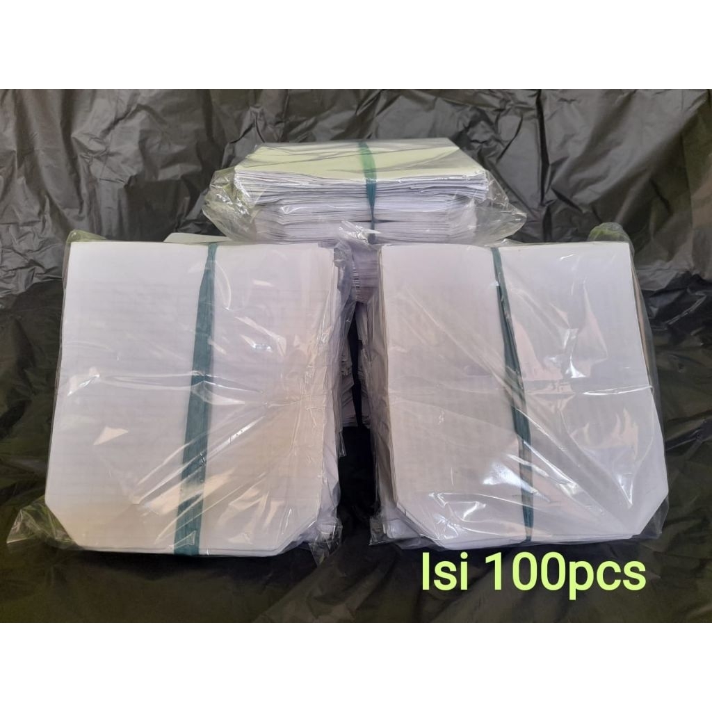 kantong kertas bungkus gorengan100pcs/chiken/tahu krispi/full bersih
