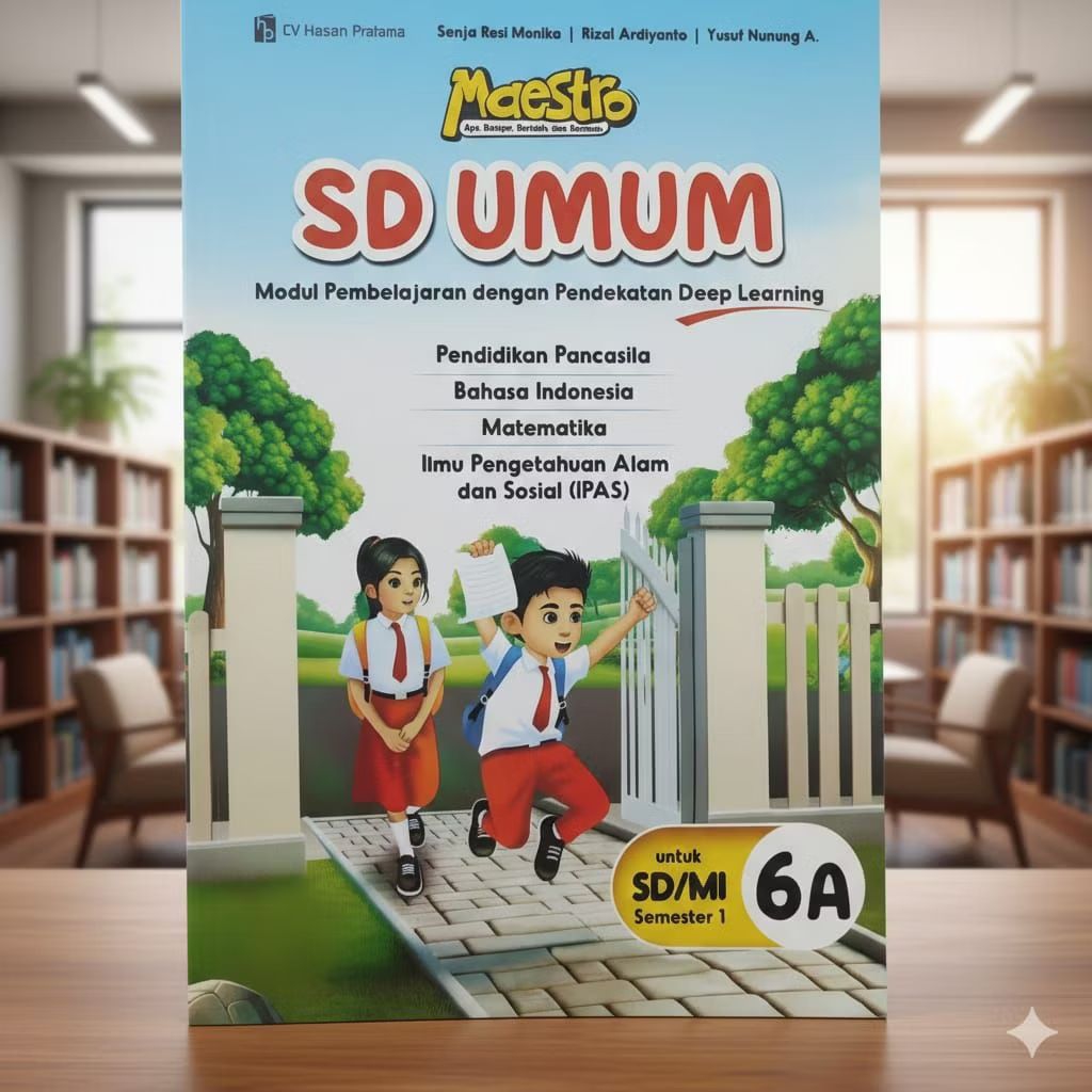 Buku LKS Maestro SD Umum kelas 6A Deep Learning kurikulum Merdeka