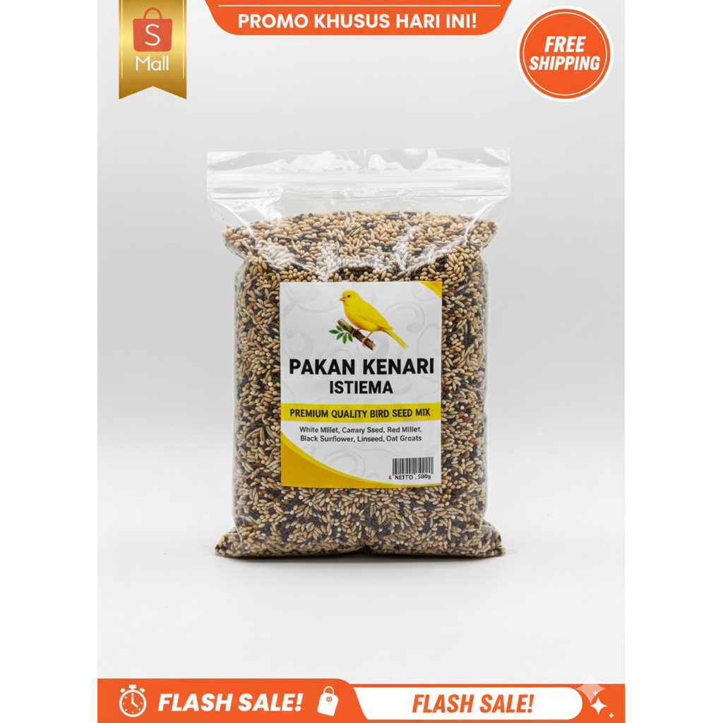 PAKAN KENARI KILOAN PAKAN BURUNG KENARI SEED CAMPUR 1kg