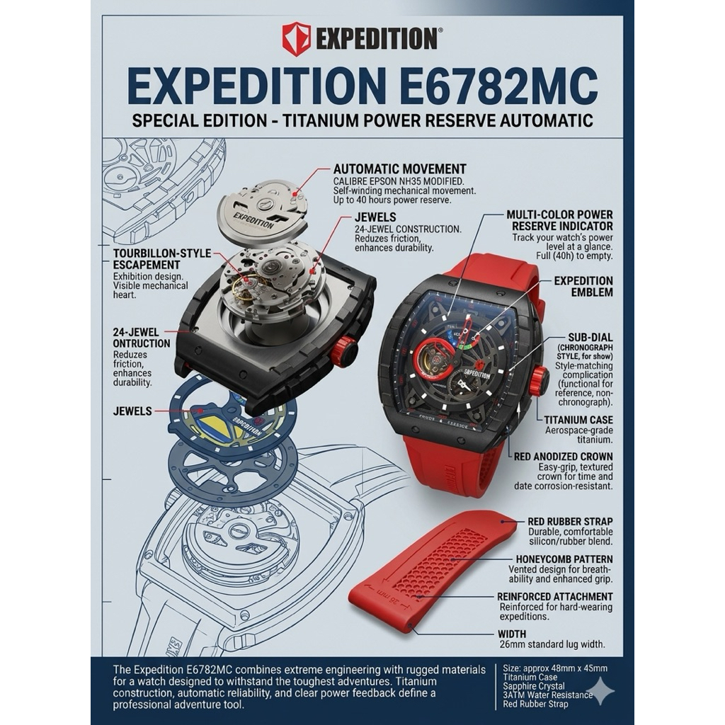 Jam Expedition E6782RIPBARE Automatic Limited Edition (0574/1000)