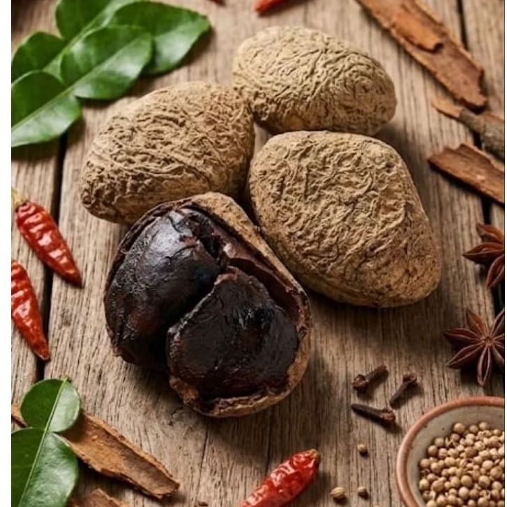 Kluwek Picung Kepayang Full Hitam Untuk  Bumbu Rawon, Umpan Ikan Bawal Ampuh DLL