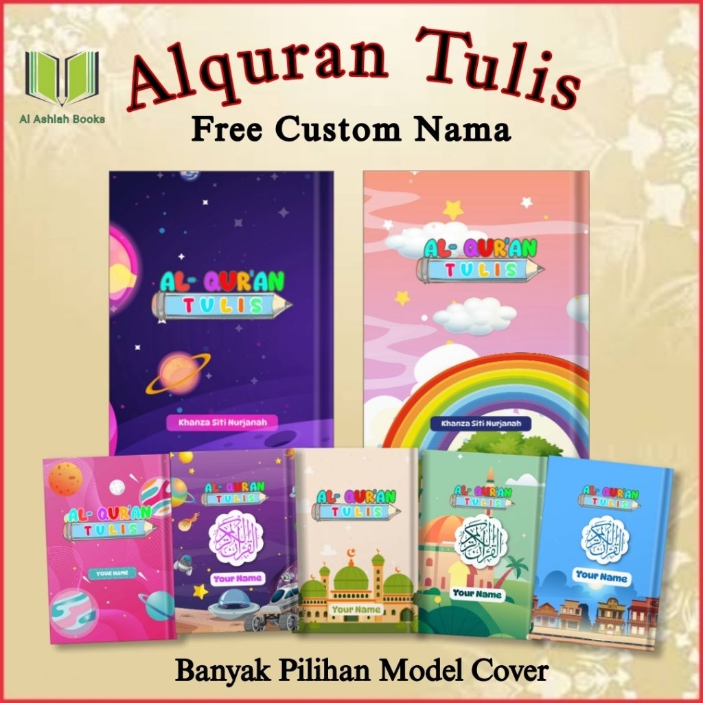Alquran Tulis | Free Custom Nama | Belajar Menulis Mushaf Alquran | Isi Juz 28 29 30